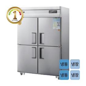 고급형 직냉식 1등급 45 수직 냉동·냉장고 WSMD-1260HRFE [냉장509L/냉동509L]