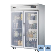 고급형 직냉식 올스텐 유리문냉장고 CWSM-1260DR[2G] [냉장1075ℓ]