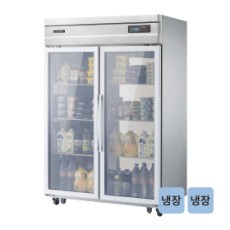 고급형 직냉식 올스텐 유리문냉장고 CWSM-1260DR[2G] [냉장1075ℓ]