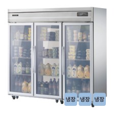 고급형 직냉식 올스텐  유리문냉장고 CWSM-1900DR[3G] [냉장1683ℓ]