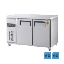 고급형 간냉식 보냉테이블 냉동고 4자 GWFM-120FT [냉동262ℓ]