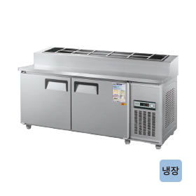 일반형 토핑 테이블 5자 CWS-150RBT/CWSM-150RBT[15] [냉장370ℓ]