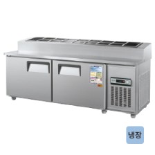 일반형 토핑 테이블 6자 CWS-180RBT/CWSM-180RBT[15] [냉장475ℓ]