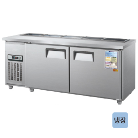 일반형 찬밧트 테이블형 올냉장 6자 3도어 CWS-180RBT/CWSM-180RBT(3도어) [냉장360ℓ]